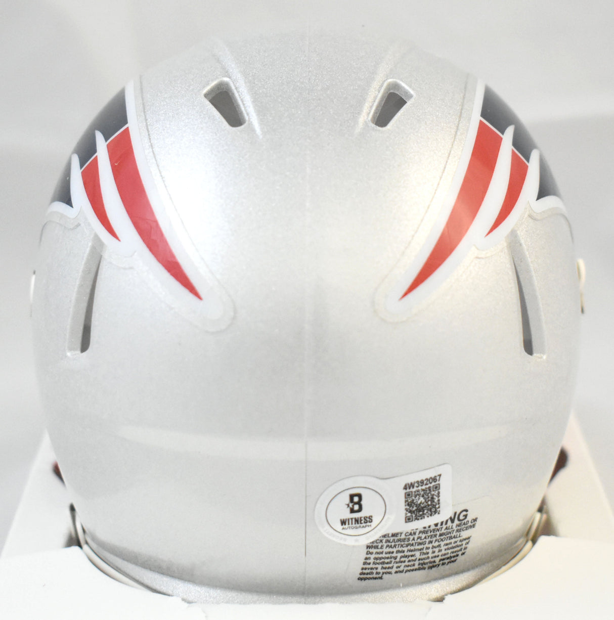 Milton Williams Signed New England Patriots Speed Mini Helmet - Beckett W Holo