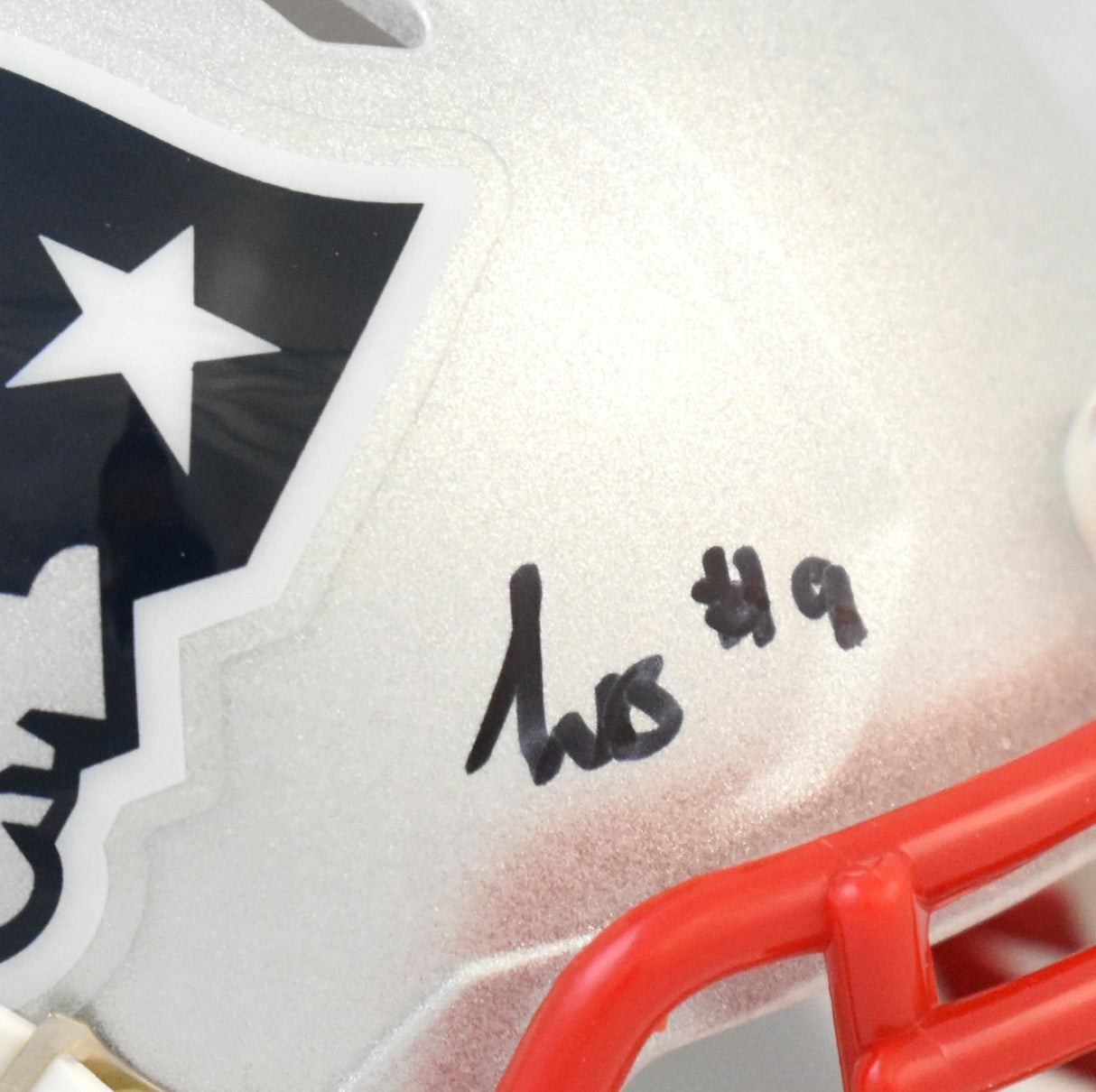 Kayshon Boutte Signed New England Patriots Speed Mini Helmet - Beckett W Holo