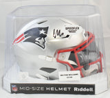 Milton Williams Autographed Patriots Mid-Size SpeedFlex Helmet - Beckett W Holo