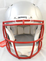 Kayshon Boutte Autographed Patriots F/S Speed Authentic Helmet - Beckett W Holo