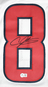 Andre Johnson Autographed White Pro Style Jersey - Beckett W Hologram *Black
