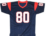 Andre Johnson Autographed Blue Pro Style Jersey - Beckett W Hologram *Black