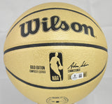 Julius Erving Autographed NBA Wilson Gold Edition Basketball - Beckett Hologram
