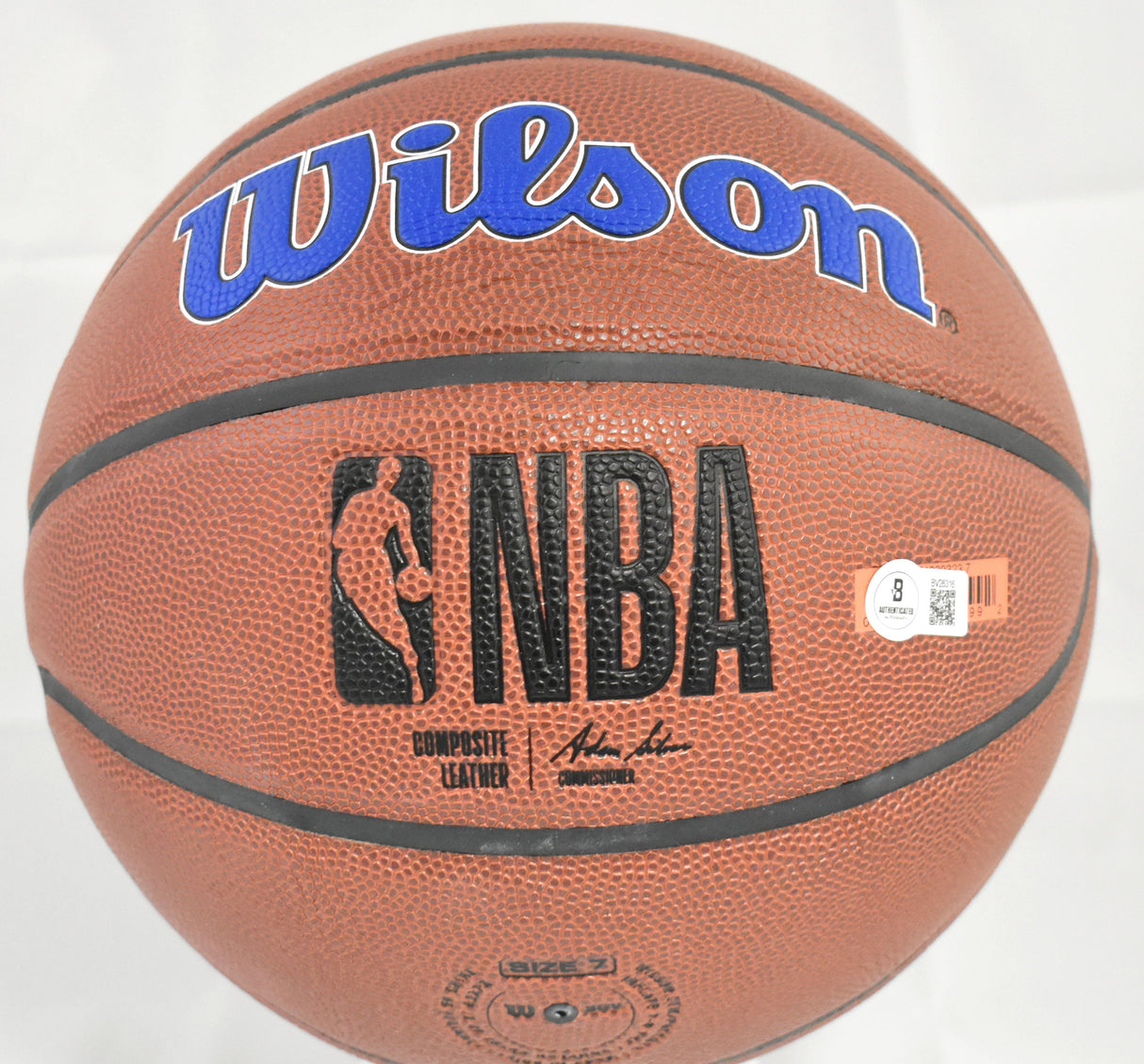 Julius Erving Autographed NBA Wilson Logo Basketball - Beckett Hologram