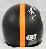 Lynn Swann Autographed Pittsburgh Steelers Mini Helmet w/ HOF - Beckett Hologram