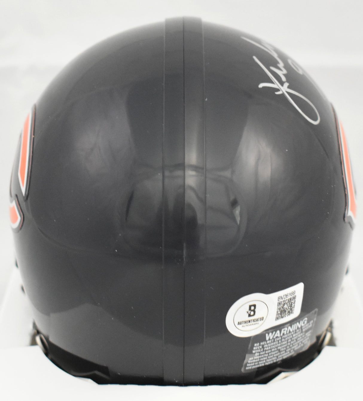 Jim McMahon Autographed Chicago Bears Mini Helmet - Beckett Hologram