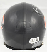 Jim McMahon Autographed Chicago Bears Mini Helmet - Beckett Hologram