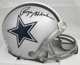 Roger Staubach Autographed Cowboys Mini Helmet - Beckett Hologram