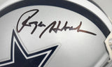 Roger Staubach Autographed Cowboys Mini Helmet - Beckett Hologram