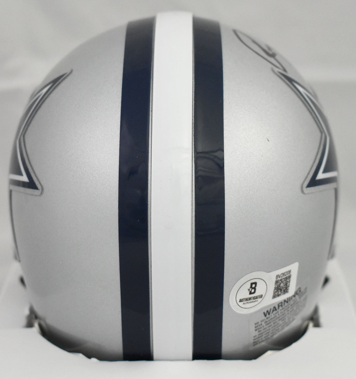 Roger Staubach Autographed Cowboys Mini Helmet - Beckett Hologram