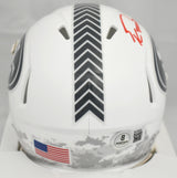 George Kittle Autographed 49ers Salute 2024 Speed Mini Helmet - Beckett Holo