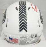 George Kittle Autographed 49ers Salute 2024 Speed Mini Helmet - Beckett Holo