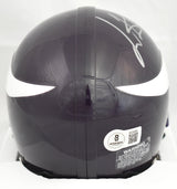 Cris Carter Autographed Minnesota Vikings 83-01 Mini Helmet - Beckett Holo