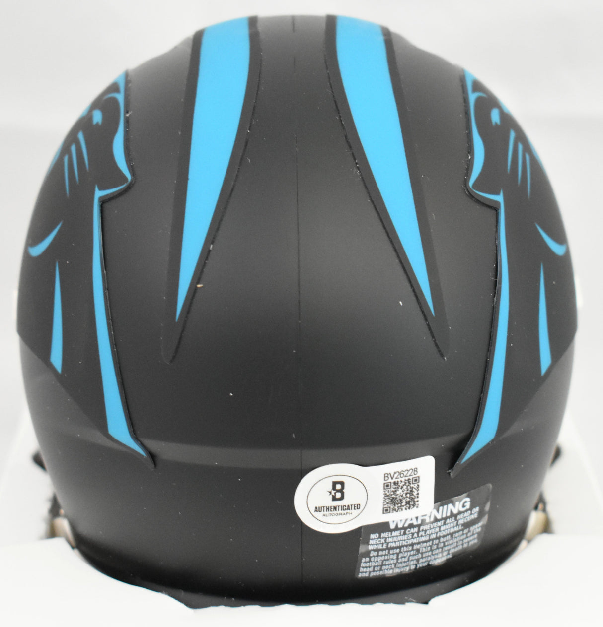 Xavier Legette Autographed Carolina Panthers ALT Speed Mini Helmet- Beckett Holo