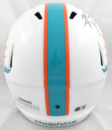 Ricky Williams Autographed Dolphins F/S Speed Helmet SWED - Beckett W Hologram