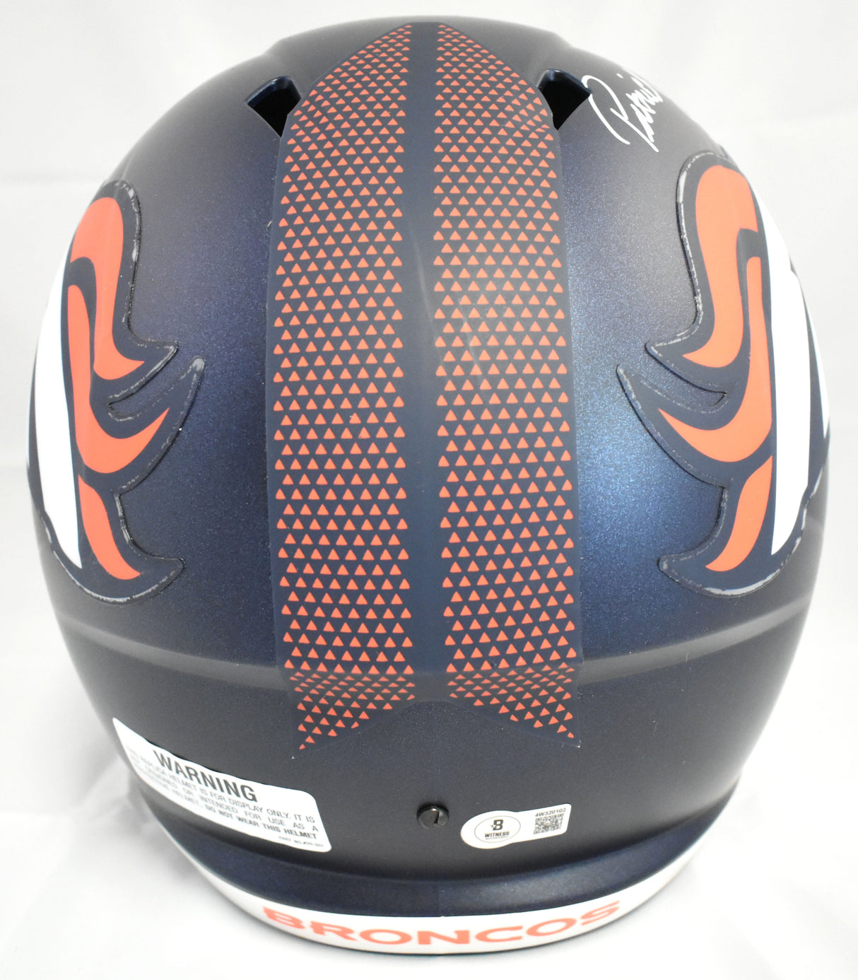 Patrick Surtain II Autographed Denver Broncos F/S Speed Helmet - Beckett W Holo
