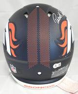 Patrick Surtain II Autographed Broncos F/S Speed Authentic Helmet-Beckett W Holo
