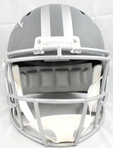 Roger Staubach Autographed Dallas Cowboys F/S Slate Speed Helmet - Beckett Holo