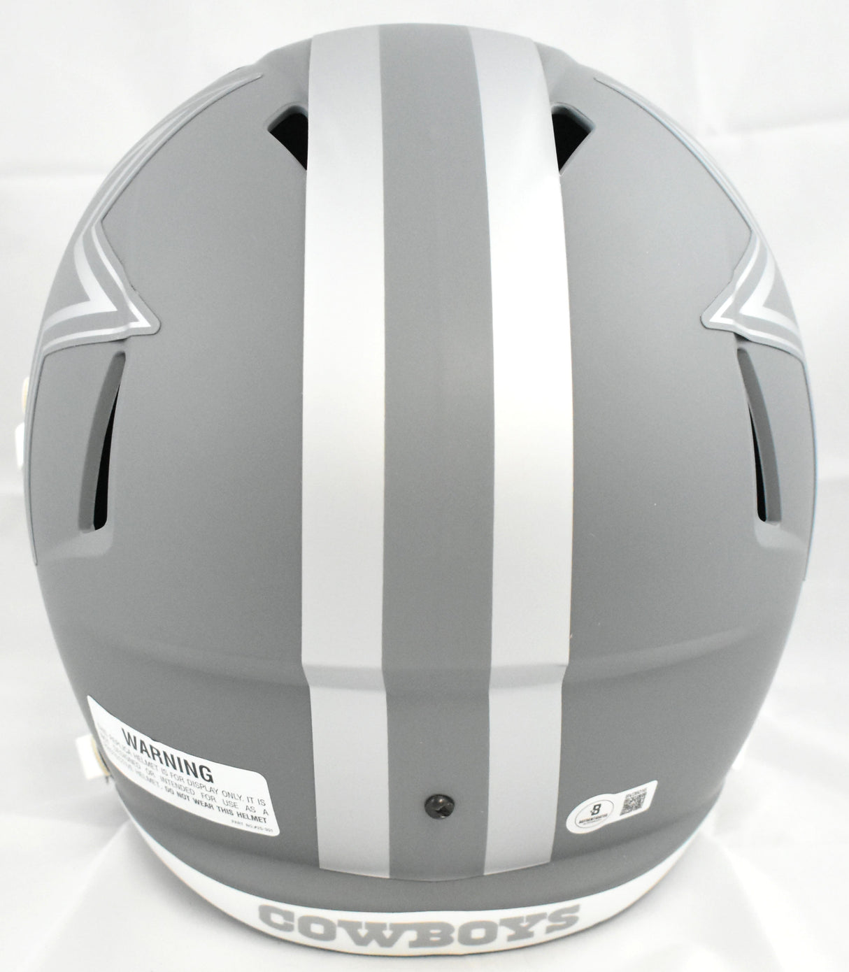 Roger Staubach Autographed Dallas Cowboys F/S Slate Speed Helmet - Beckett Holo