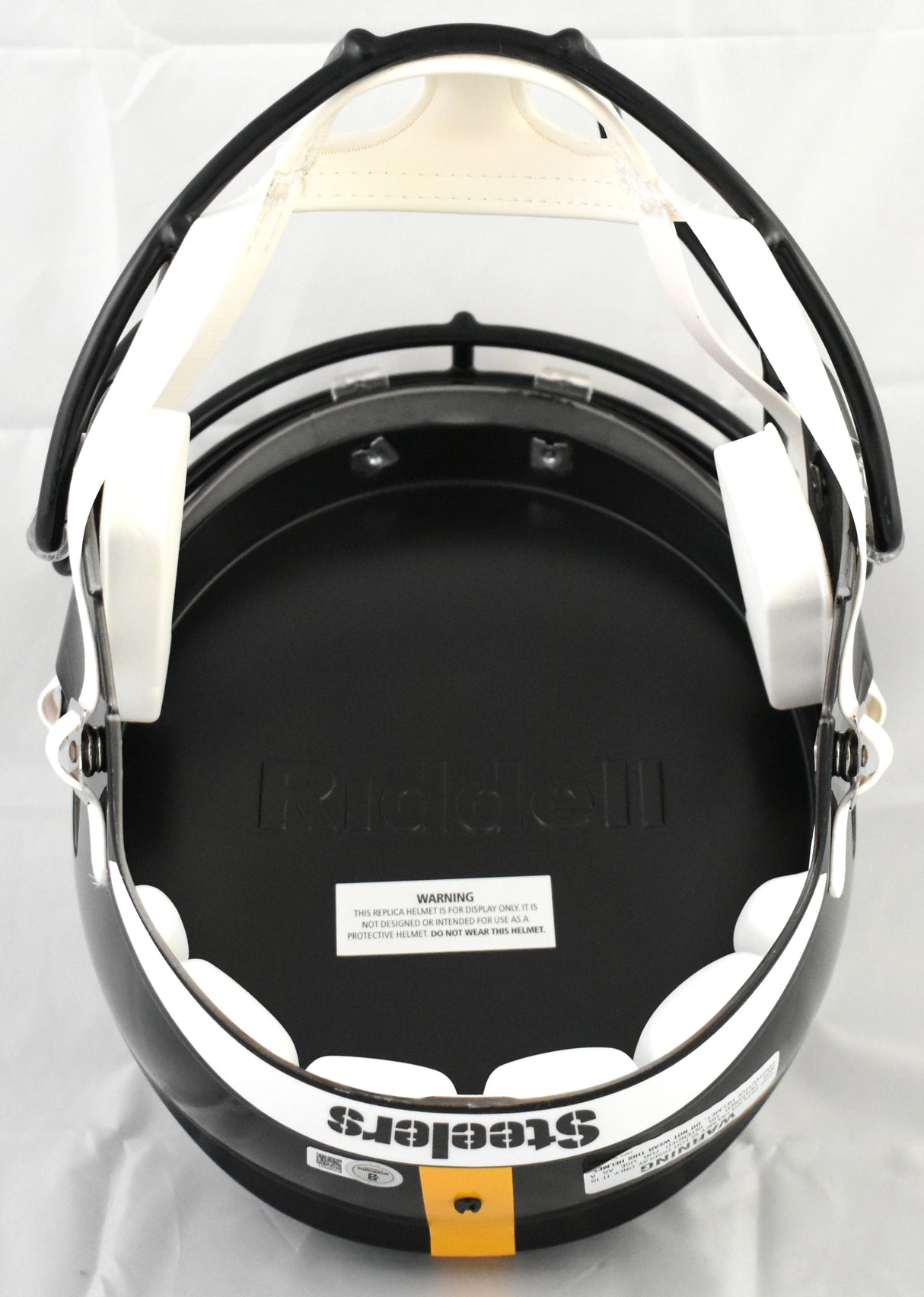 T.J. Watt Autographed Pittsburgh Steelers F/S Speed Helmet - Beckett Holo