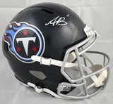 A.J. Brown Autographed Tennessee Titans F/S Speed Helmet - Beckett Holo
