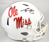 A.J. Brown Autographed Ole Miss F/S Speed Helmet - Beckett Holo