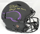 Randy Moss Autographed Vikings F/S Eclipse Speed Authentic Helmet - Beckett Holo
