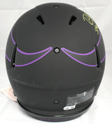 Randy Moss Autographed Vikings F/S Eclipse Speed Authentic Helmet - Beckett Holo