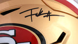 Frank Gore Autographed San Francisco 49ers F/S SpeedFlex Helmet - Beckett W Holo