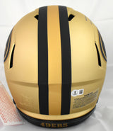 Frank Gore Autographed 49ers F/S Rave Speed Authentic Helmet - Beckett W Holo