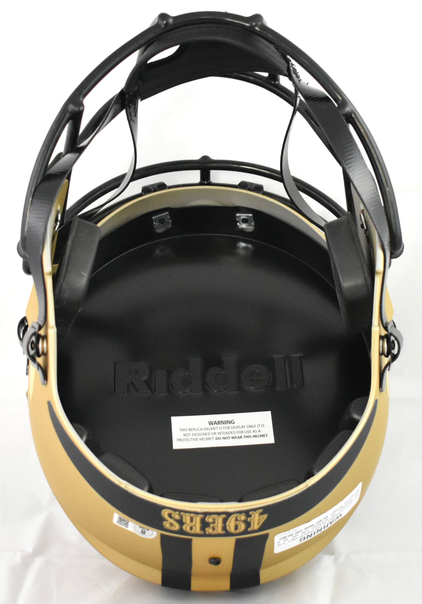 Frank Gore Autographed San Francisco 49ers F/S Rave Speed Helmet- Beckett W Holo