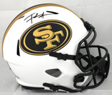 Frank Gore Autographed San Francisco 49ers F/S Lunar Speed Helmet-Beckett W Holo