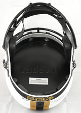 Frank Gore Autographed San Francisco 49ers F/S Lunar Speed Helmet-Beckett W Holo