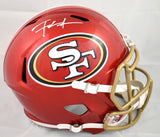 Frank Gore Autographed San Francisco 49ers F/S Flash Speed Helmet-Beckett W Holo