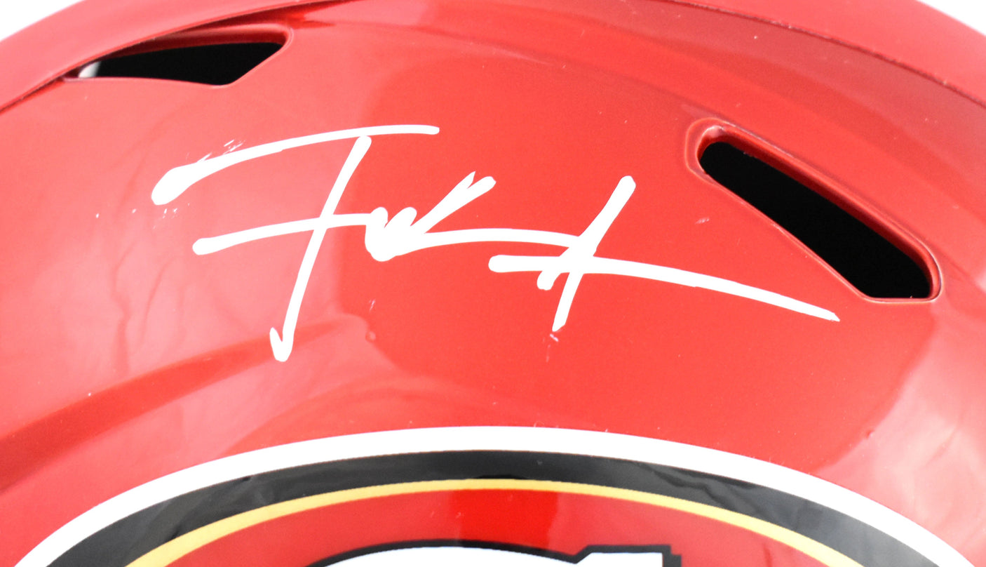 Frank Gore Autographed San Francisco 49ers F/S Flash Speed Helmet-Beckett W Holo