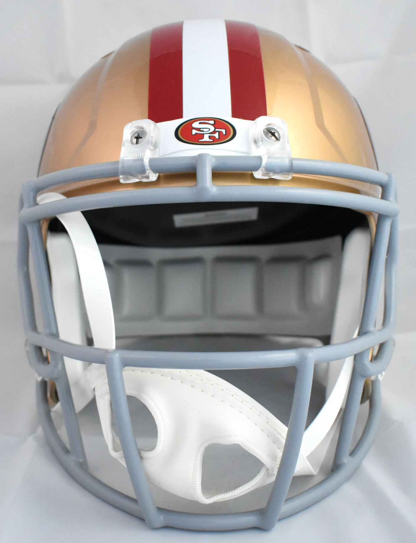 Frank Gore Autographed San Francisco 49ers F/S Speed Helmet - Beckett W Holo