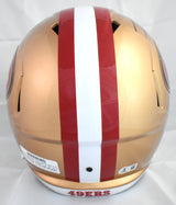Frank Gore Autographed San Francisco 49ers F/S Speed Helmet - Beckett W Holo