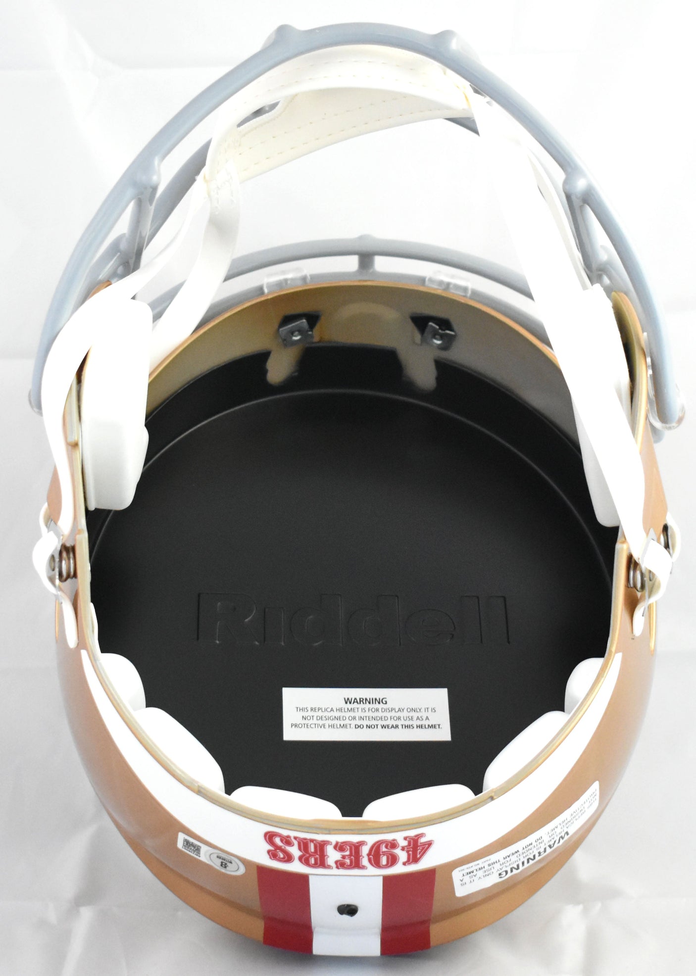 Frank Gore Autographed San Francisco 49ers F/S Speed Helmet - Beckett W Holo