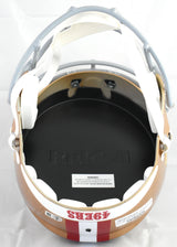 Frank Gore Autographed San Francisco 49ers F/S Speed Helmet - Beckett W Holo