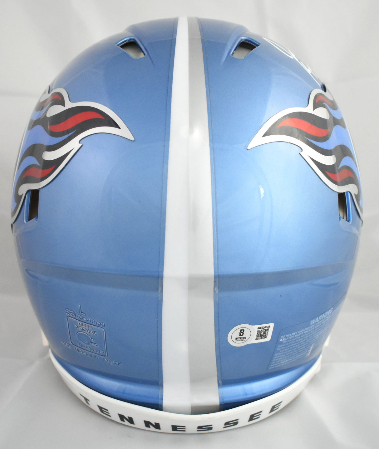 Jevon Kearse Signed Titans F/S Flash Speed Authentic Helmet - Beckett W Holo