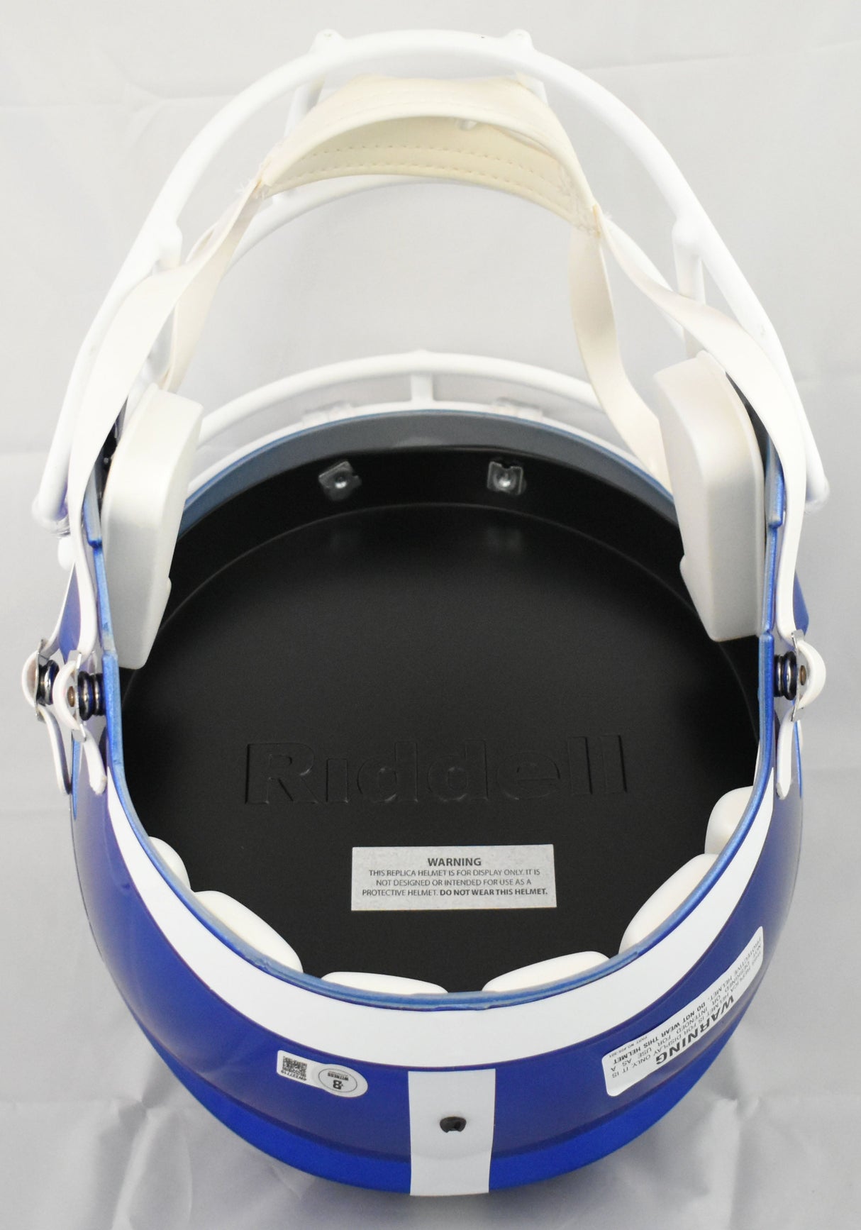 Edgerrin James Autographed Colts F/S Flash Speed Helmet - Beckett W Holo