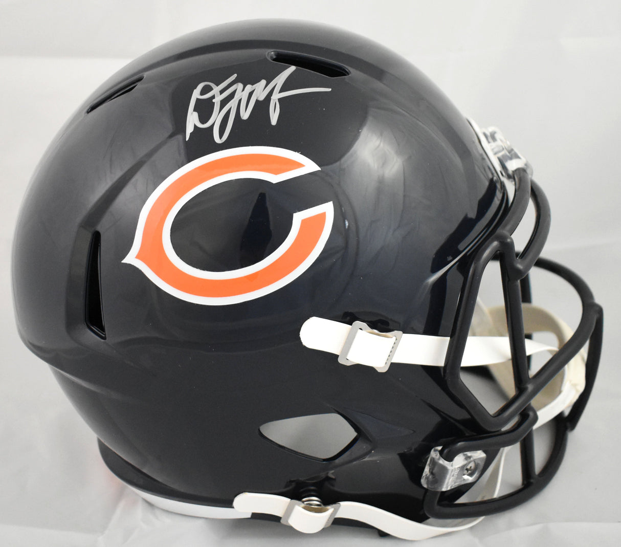 D.J. Moore Autographed Chicago Bears F/S Speed Helmet - Beckett W Holo