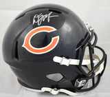 D.J. Moore Autographed Chicago Bears F/S Speed Helmet - Beckett W Holo
