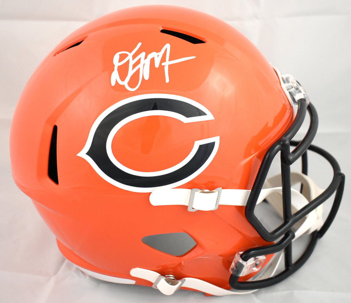 D.J. Moore Autographed Chicago Bears F/S Alternate Speed Helmet - Beckett W Holo