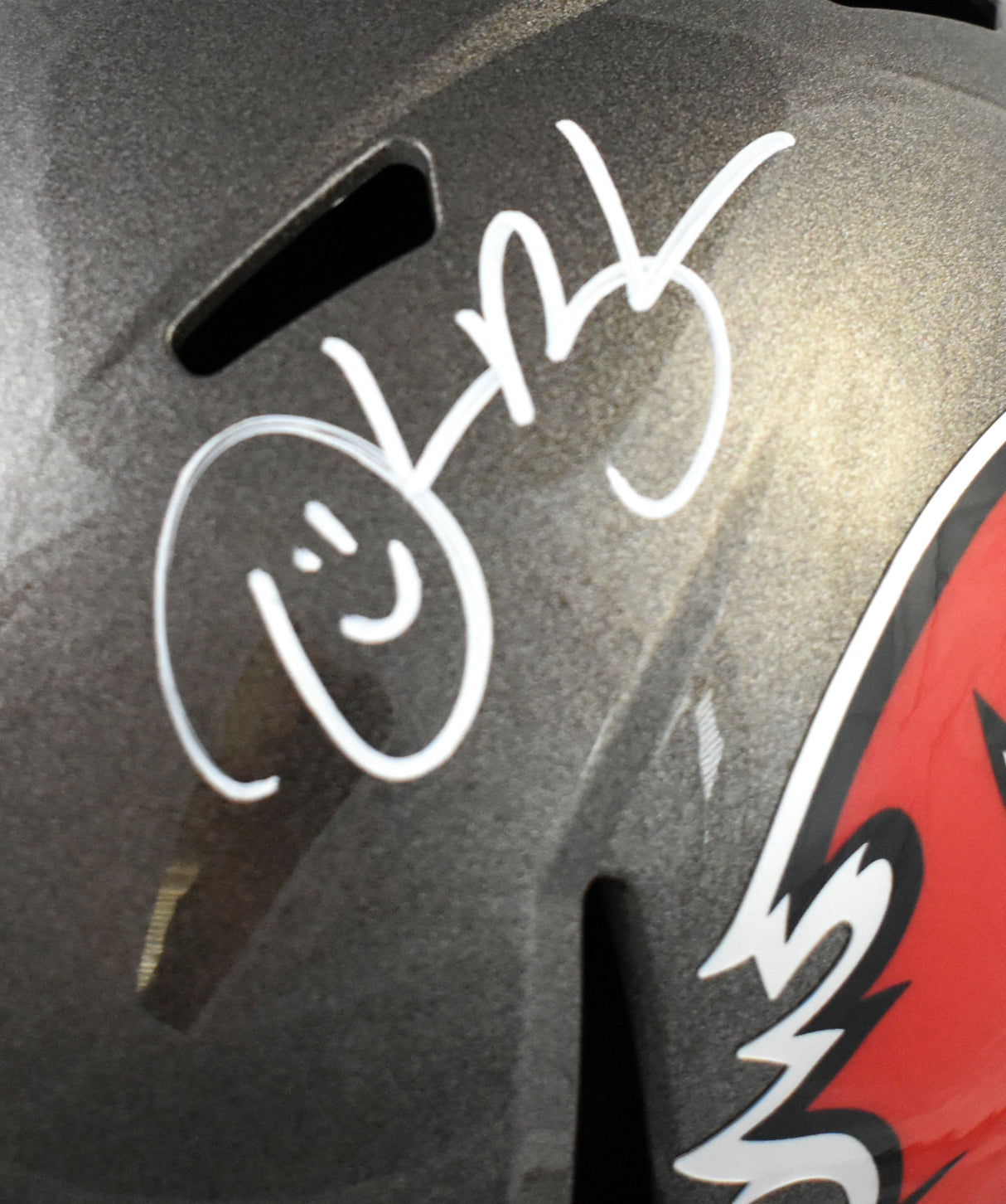 Derrick Brooks Autographed Tampa Bay Buccaneers F/S Speed Helmet- Beckett W Holo