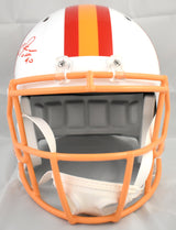 Mike Alstott Signed Tampa Bay Buccaneers F/S 76-96 Speed Helmet - Beckett W Holo