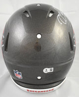 Mike Alstott Autographed Buccaneers F/S Speed Authentic Helmet - Beckett W Holo