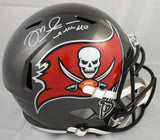 Mike Alstott Autographed Tampa Bay Buccaneers F/S Speed Helmet - Beckett W Holo