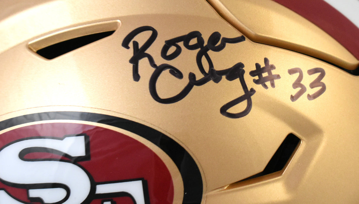Roger Craig Autographed 49ers Mid-Size SpeedFlex Helmet - Beckett W Holo