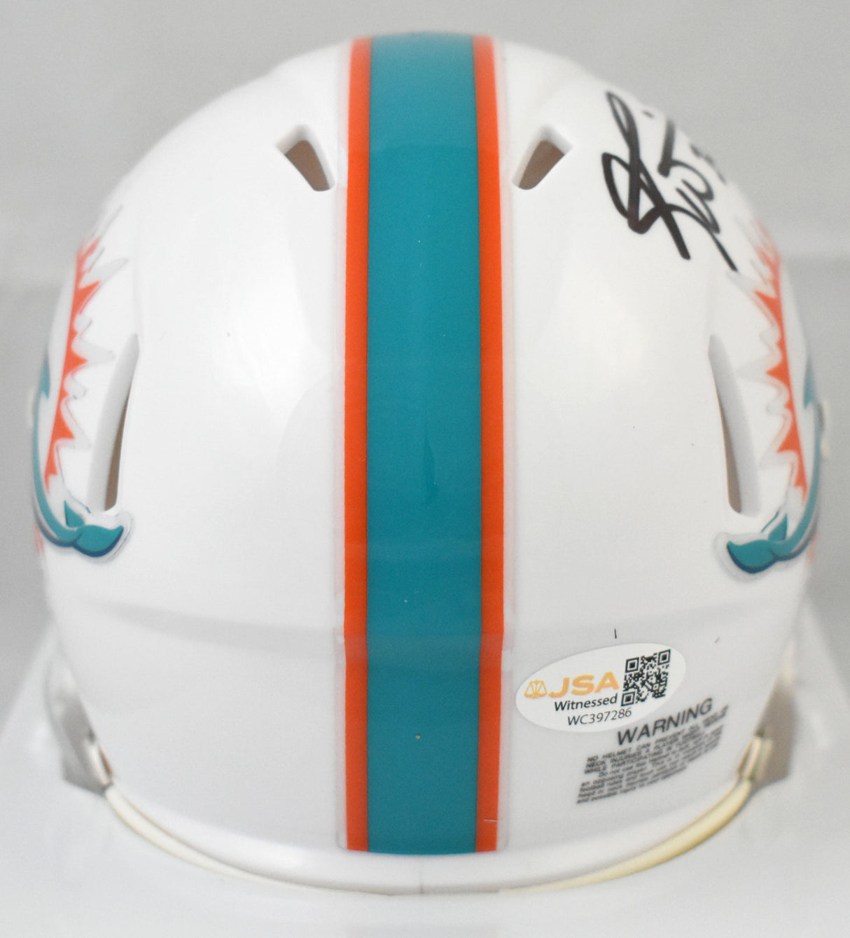 Ricky Williams Autographed Miami Dolphins Speed Mini Helmet - JSA W